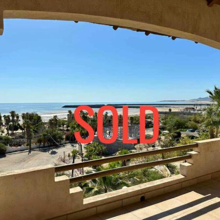 Oceanfront 3 story house.